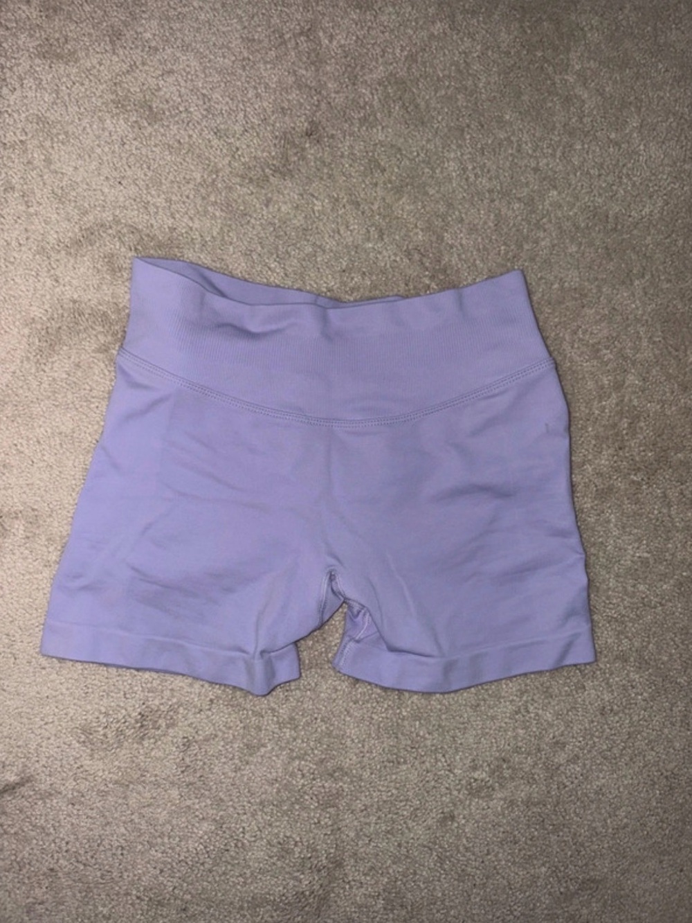 Amazon Women’s Lavender High-Rise Bike Shorts